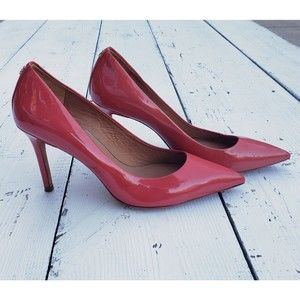 Coach Teddie Loganberry Pink 3.5" Heels Classic Pumps Stiletto Women Sz 9 - Q446